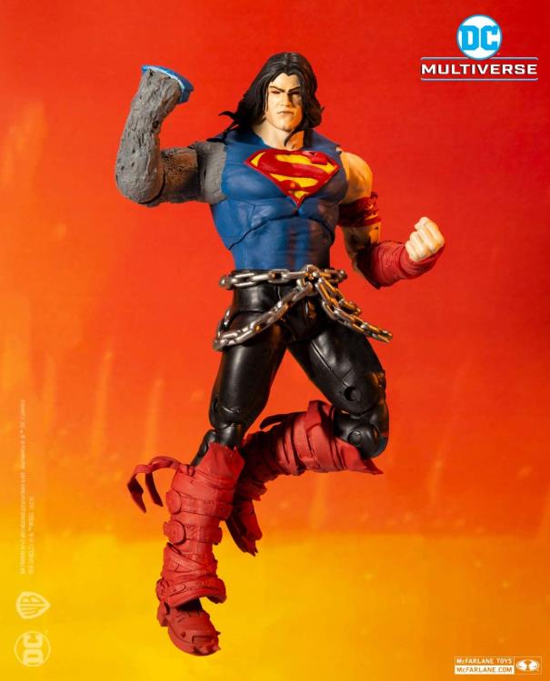 Mcfarlane Toys DC Multiverse Dark Nights: Death Metal Superman Action Figure (Collect to Build: Darkfather)