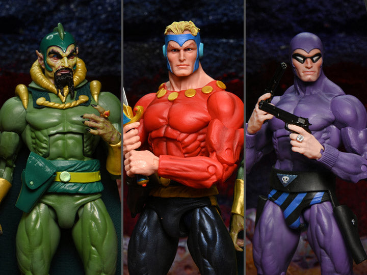 NECA King Features: The Original Superheroes Series 1 - The Phantom, Flash Gordon, Ming