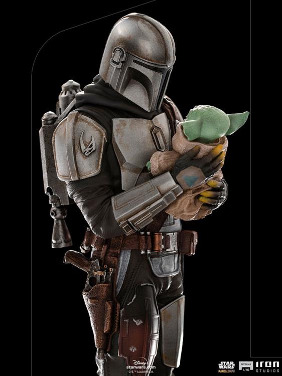 Iron Studios Star Wars The Mandalorian and Grogu 1/10 Deluxe Art Scale Limited Edition StatueStar Wars The Mandalorian and Grogu 1/10 Deluxe Art Scale Limited Edition Statue