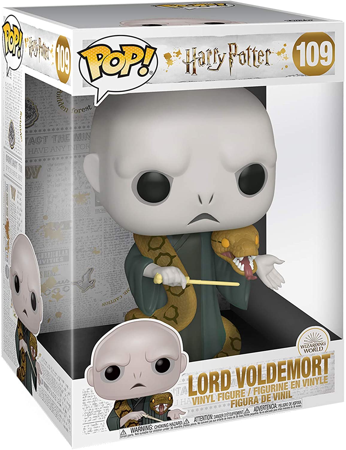 Funko POP! Harry Potter: Harry Potter- 10" Voldemort with Nagini