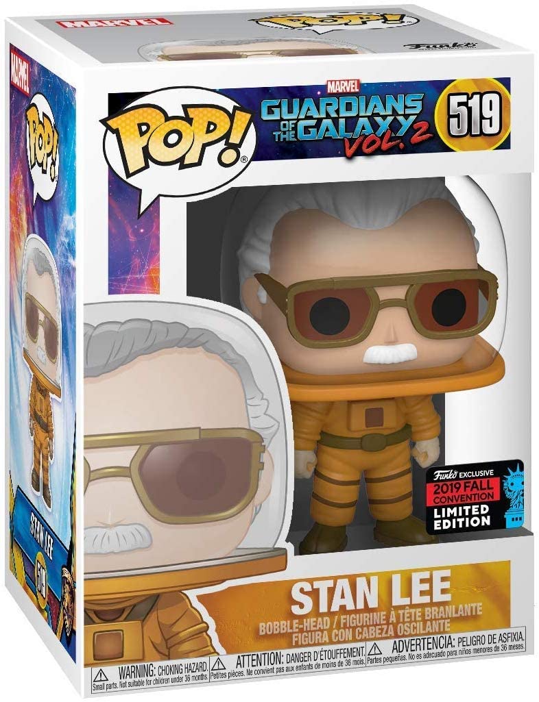 Funko POP! Convention Exclusive Marvel Guardians of The Galaxy vol.2 #519 Stan Lee Cosmonaut