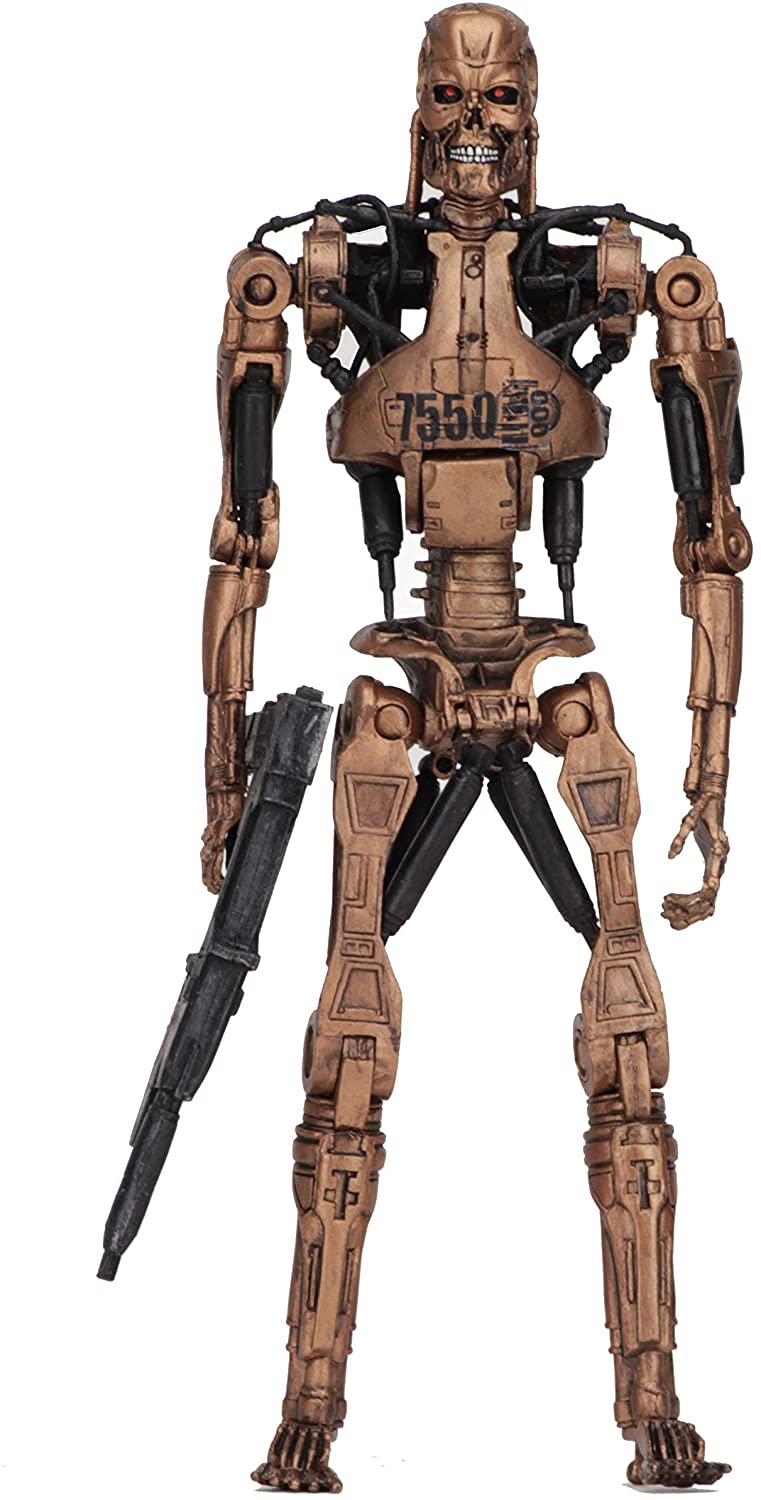 NECA - Terminator 2 - Kenner Tribute - Metal Mash Endoskeleton  Action Figure
