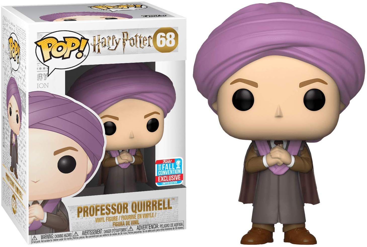 Funko POP! #68 Harry Potter Professor Quirrell Fall Convention Exclusive