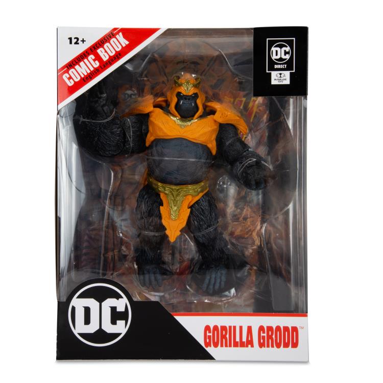 Mcfarlane DC Multiverse: The Flash - Page Punchers Gorilla Grodd (with Comic)