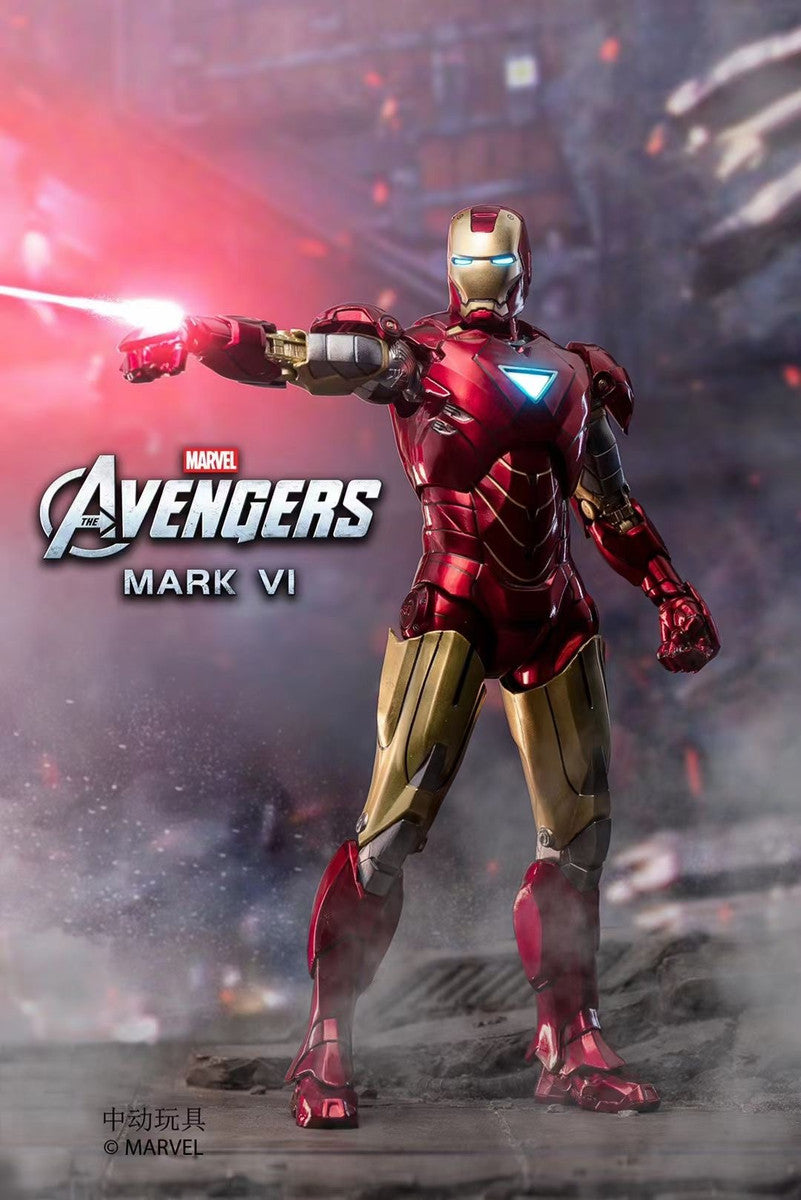 ZD Toys Iron Man Mark VI Action Figure ( No Light Up Function )