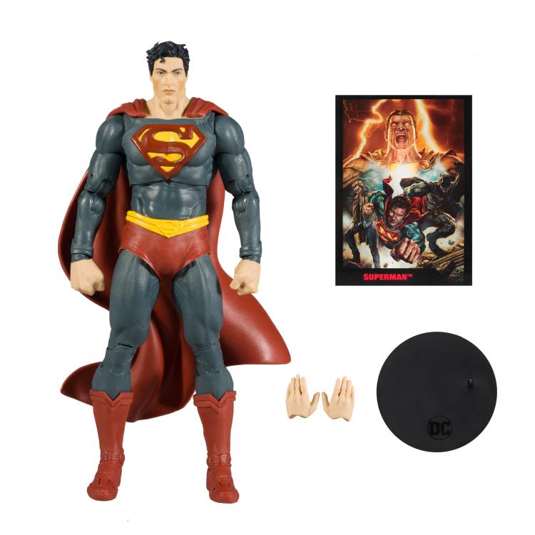 Mcfarlane DC Multiverse : Black Adam Page Punchers - Superman (with Comic)