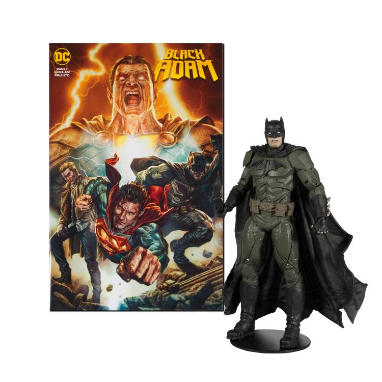 Mcfarlane DC Multiverse : Black Adam Page Punchers - Batman (with Comic)