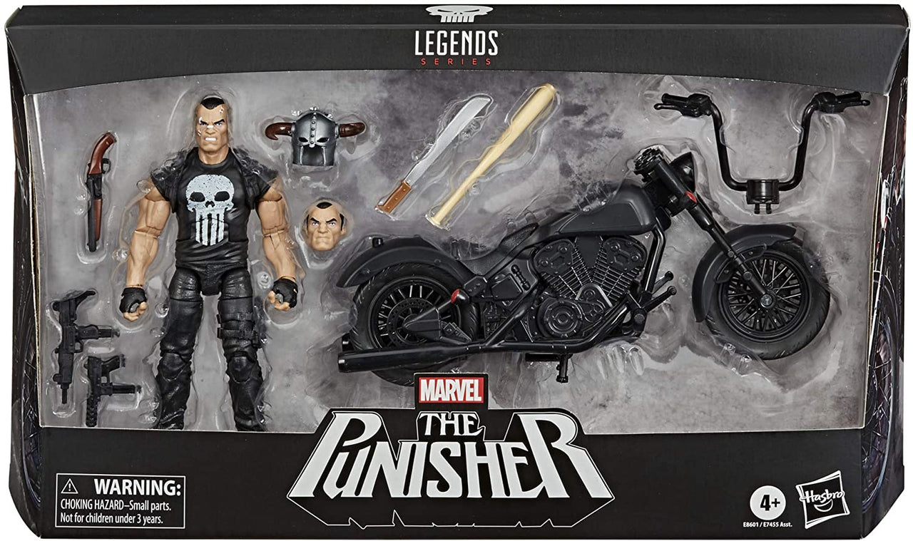 Hasbro Hasbro Marvel Legends Rider Series The Punisher and Motorcycle box set