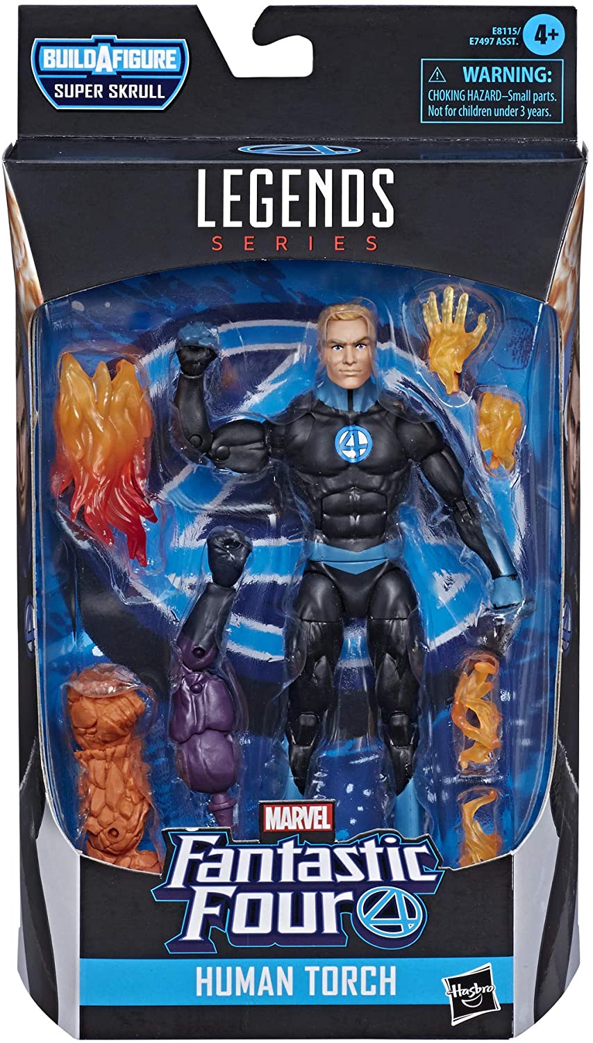 Hasbro Marvel Legends Series Fantastic Four - Human Torch Action Figure