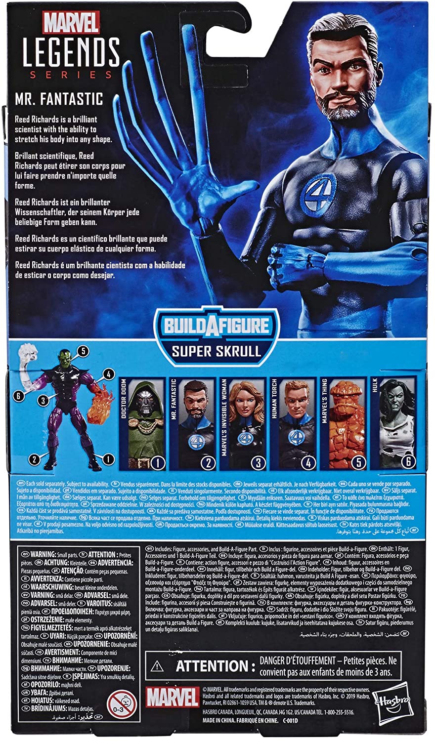 Hasbro Marvel Legends Series Fantastic Four - Mr. Fantastic Action Figure