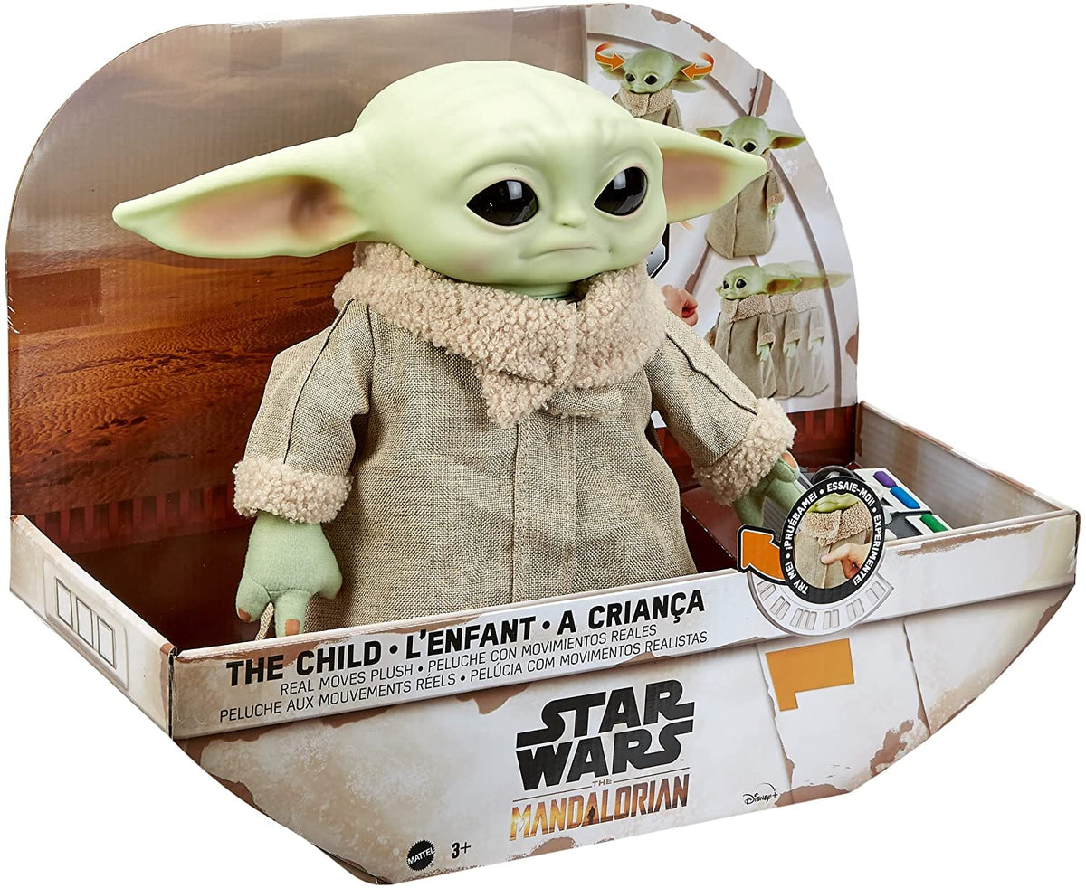 Mattel Star Wars:  The Mandalorian- The Child (Remote & Motion Control) Plush