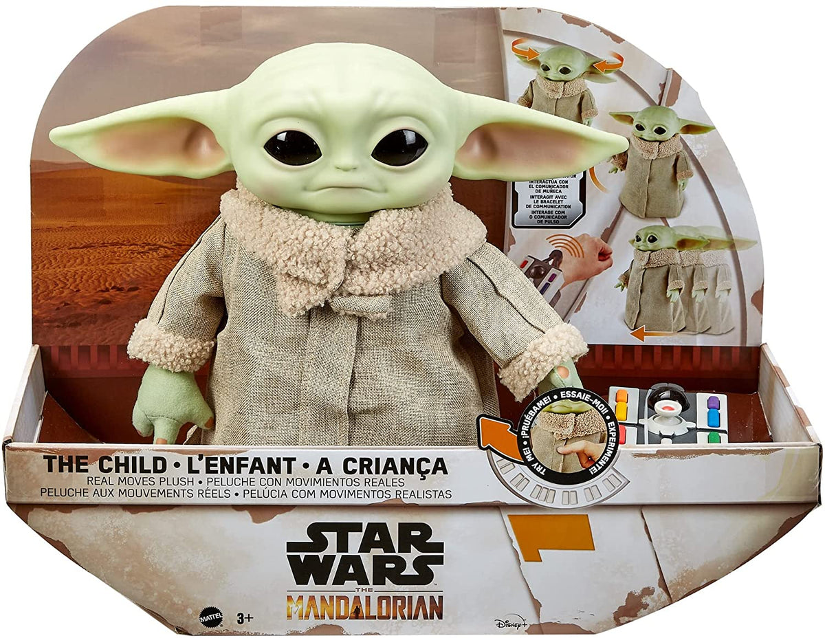 Mattel Star Wars:  The Mandalorian- The Child (Remote & Motion Control) Plush