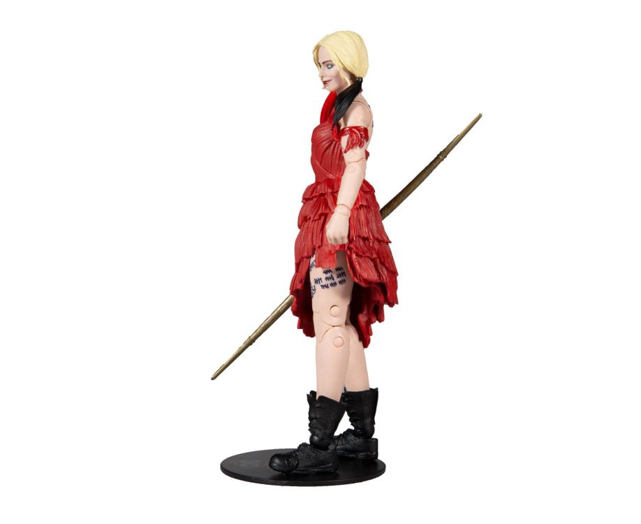 McFarlane Toys DC Multiverse: The Suicide Squad Harley Quinn Action Figure (Collect to Build: King Shark)