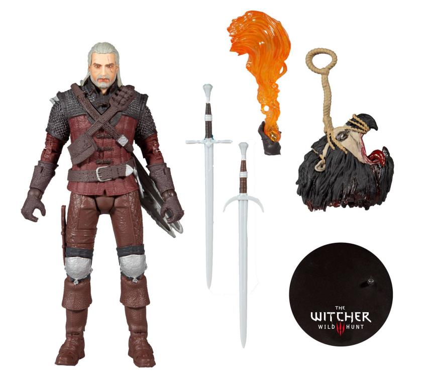 McFarlane Toys The Witcher 3: Wild Hunt Geralt of Rivia (Wolf Armor) Action Figure