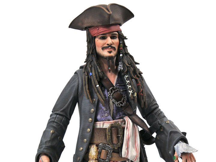 Diamond Select Toys: Pirates of the Caribbean - Jack Sparrow Deluxe Action Figure