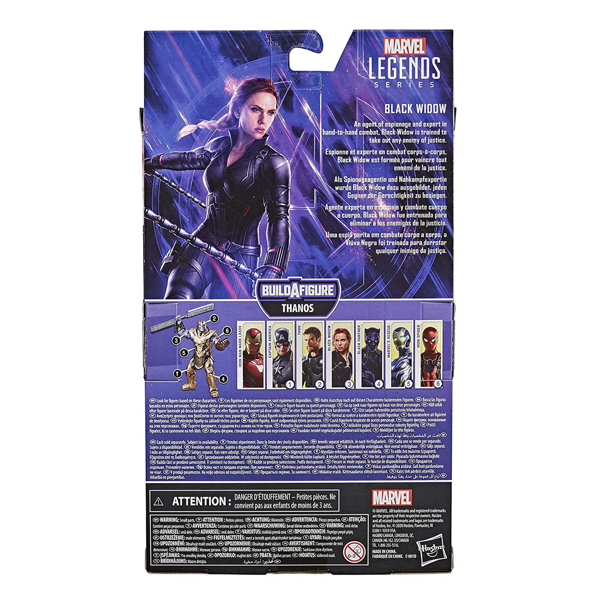 Hasbro Marvel Legends Avengers Endgame Wave : Black Widow
