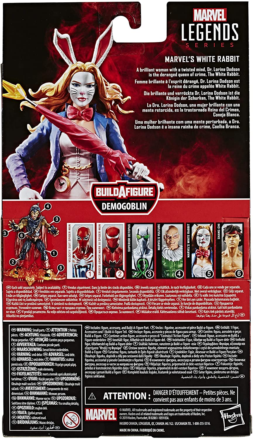 Hasbro Marvel Legends Demogoblin Wave : Marvel’s White Rabbit Action Figure