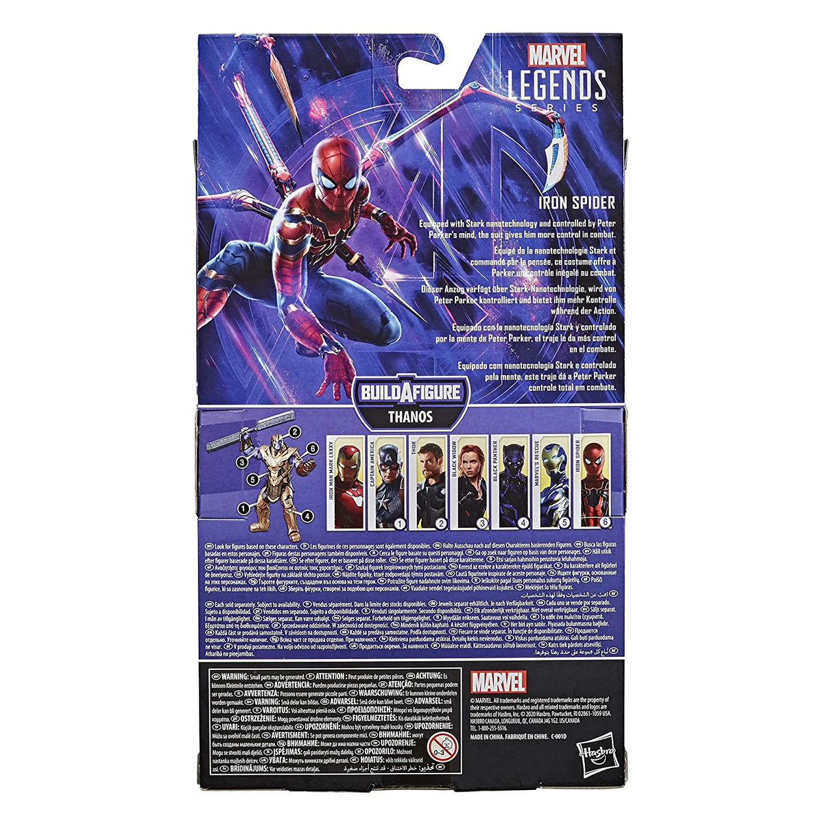Hasbro Marvel Legends Avengers Endgame Wave : Iron Spider