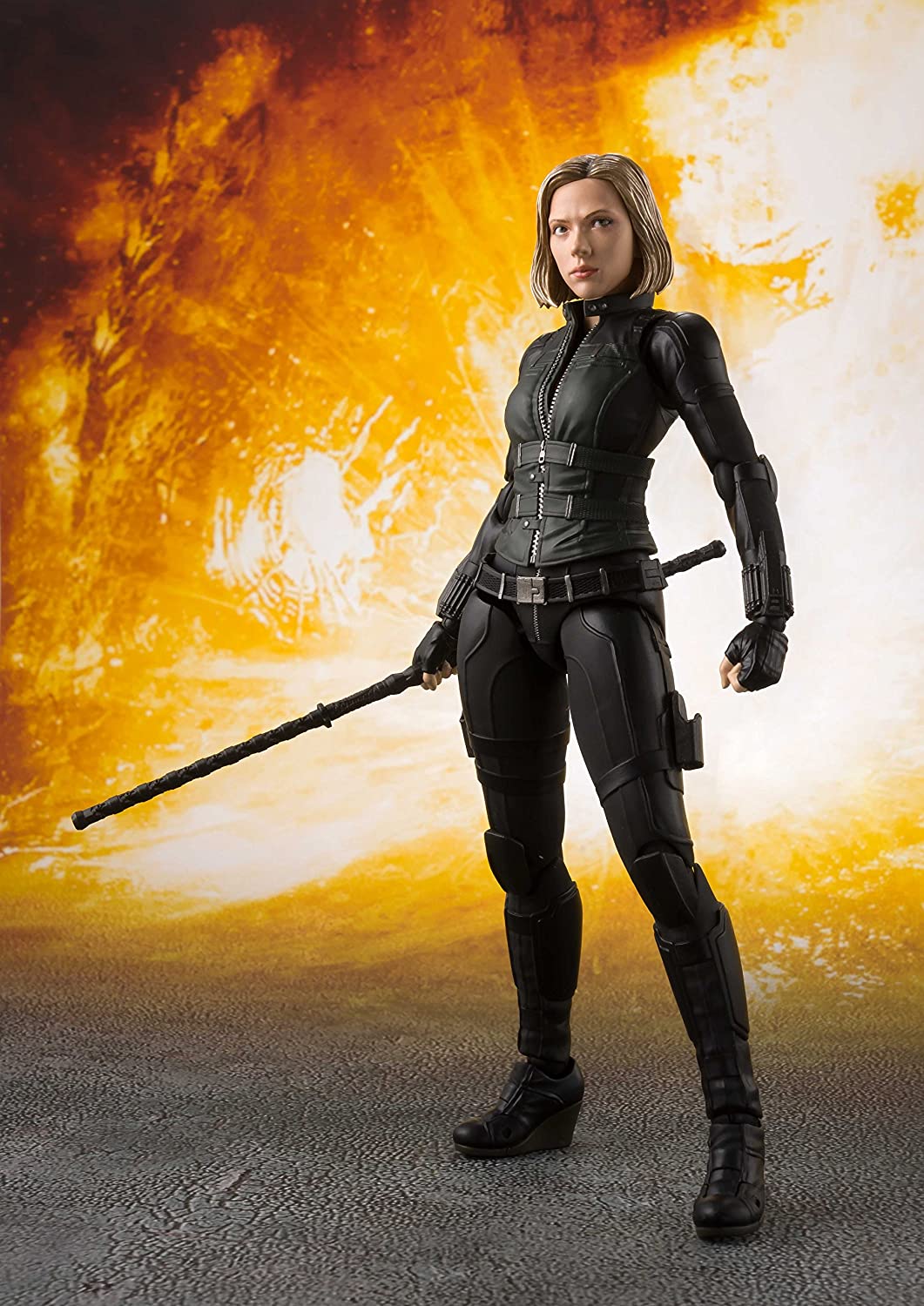 S.H. Figuarts Avengers: Infinity War - Black Widow & Tamashii Effect Explosion Action Figure Set