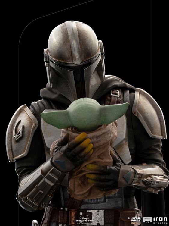 Iron Studios Star Wars The Mandalorian and Grogu 1/10 Deluxe Art Scale Limited Edition StatueStar Wars The Mandalorian and Grogu 1/10 Deluxe Art Scale Limited Edition Statue