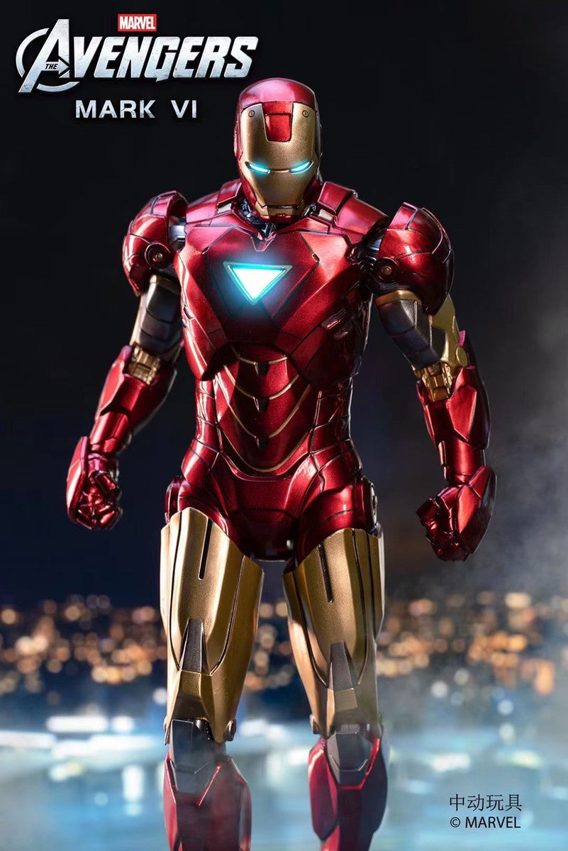 ZD Toys Iron Man Mark VI Action Figure ( No Light Up Function )