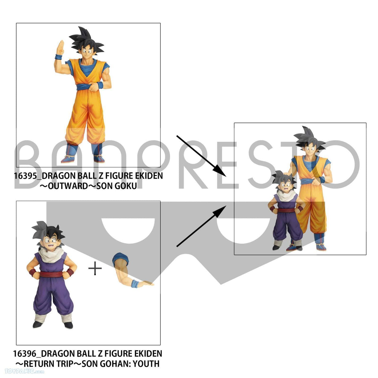 Banpresto Dragon Ball Z Figure Ekiden - Outward - Son Goku