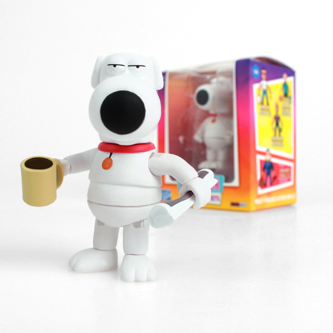The Loyal Subjects - Family Guy Brian Griffin with Newspaper & Coffee Mug