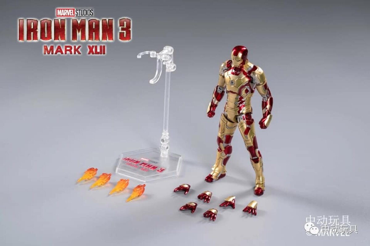 ZD Toys Iron Man III Mark 42 (XLII) Action Figure ( No Light Up Function )