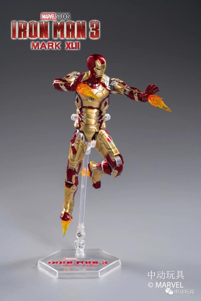 ZD Toys Iron Man III Mark 42 (XLII) Action Figure ( No Light Up Function )