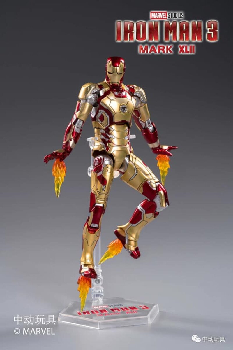 ZD Toys Iron Man III Mark 42 (XLII) Action Figure ( No Light Up Function )