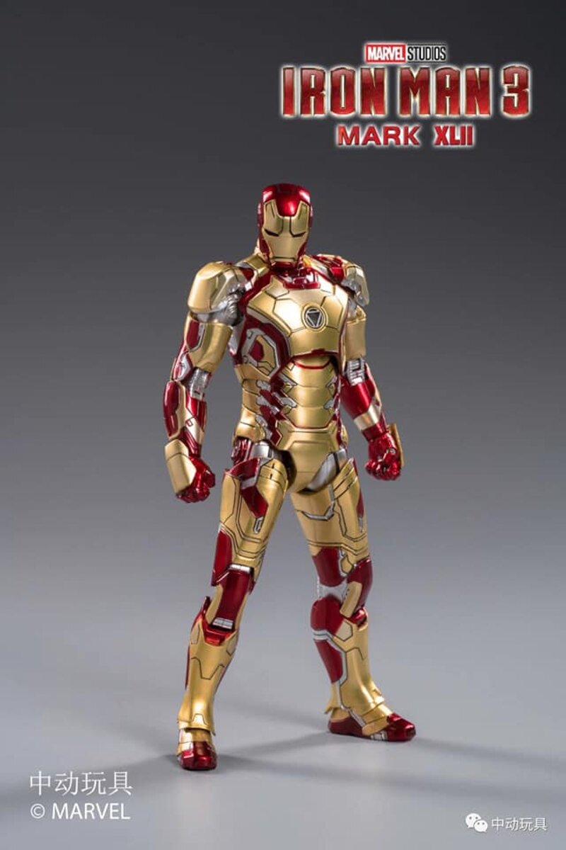 ZD Toys Iron Man III Mark 42 (XLII) Action Figure ( No Light Up Function )