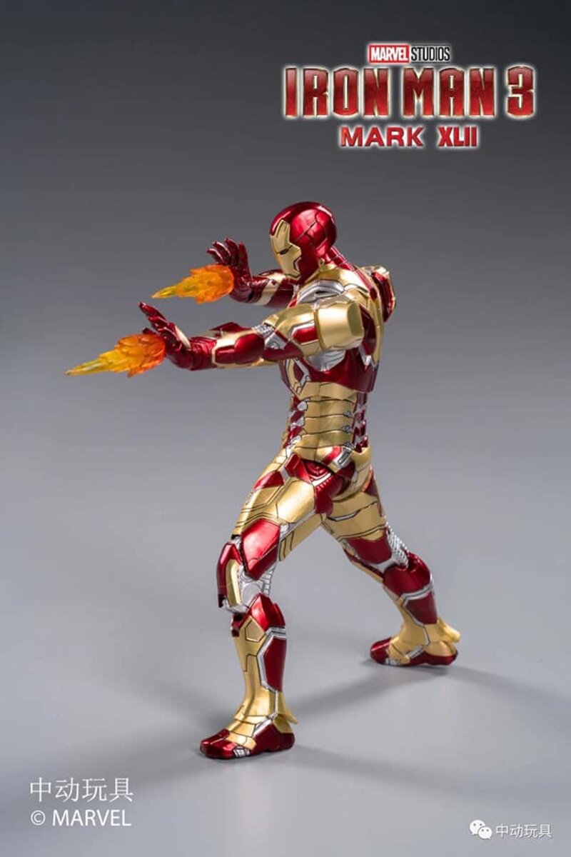 ZD Toys Iron Man III Mark 42 (XLII) Action Figure ( No Light Up Function )