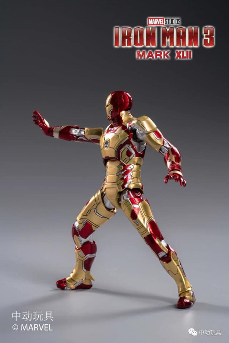 ZD Toys Iron Man III Mark 42 (XLII) Action Figure ( No Light Up Function )