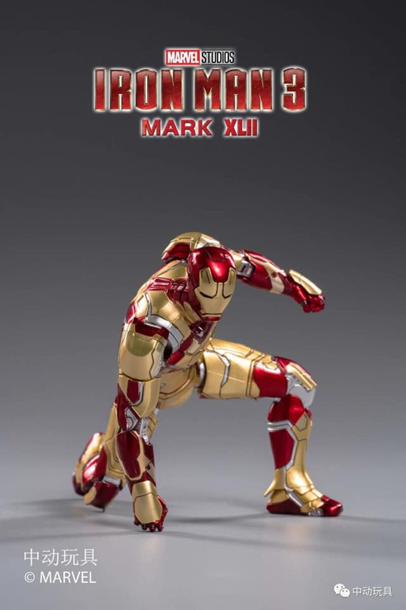 ZD Toys Iron Man III Mark 42 (XLII) Action Figure ( No Light Up Function )