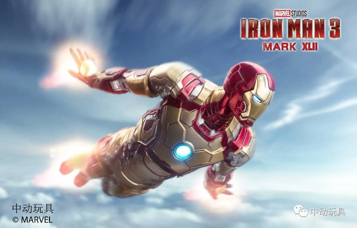 ZD Toys Iron Man III Mark 42 (XLII) Action Figure ( No Light Up Function )