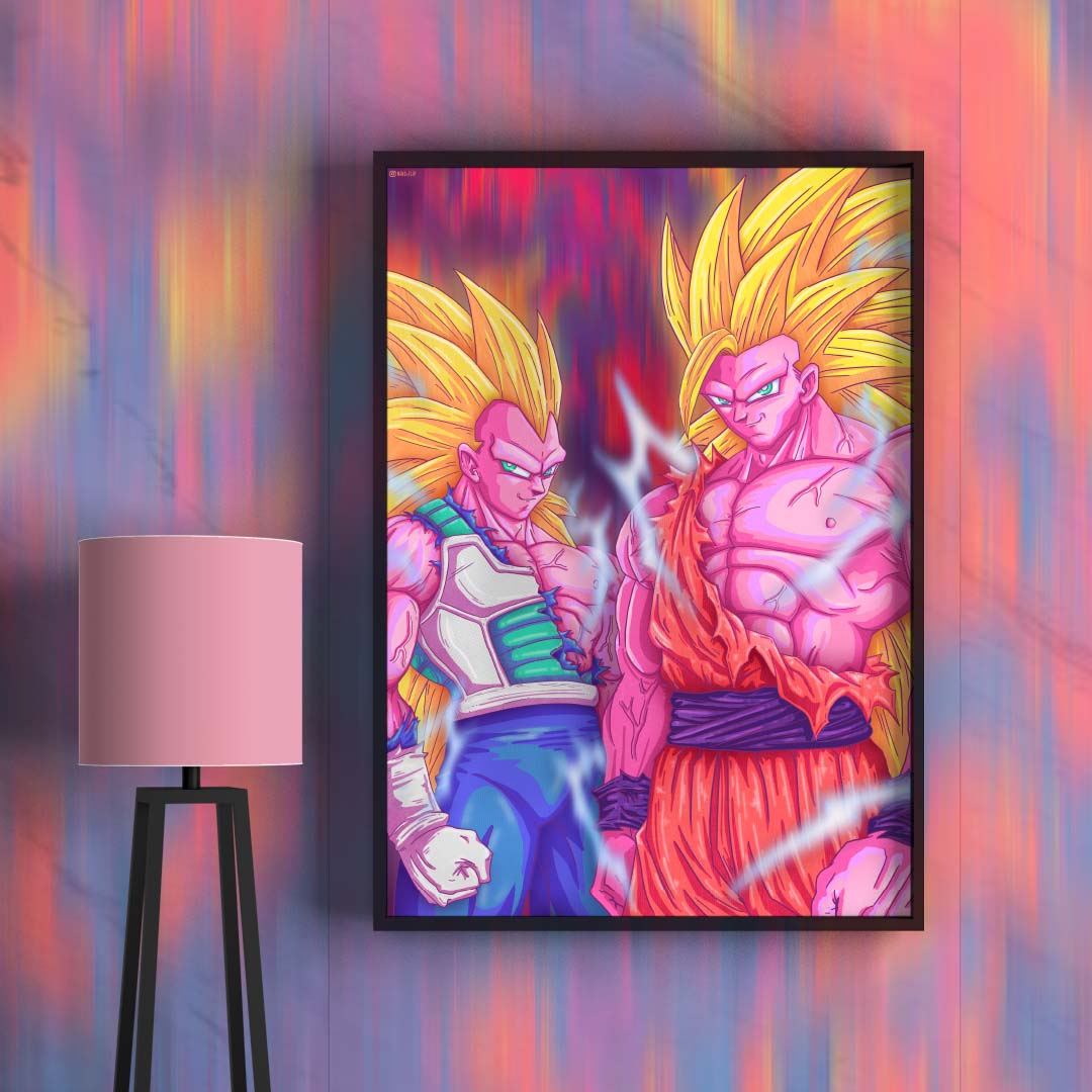 Dragon Ball Z - Rock The Dragon Art Print