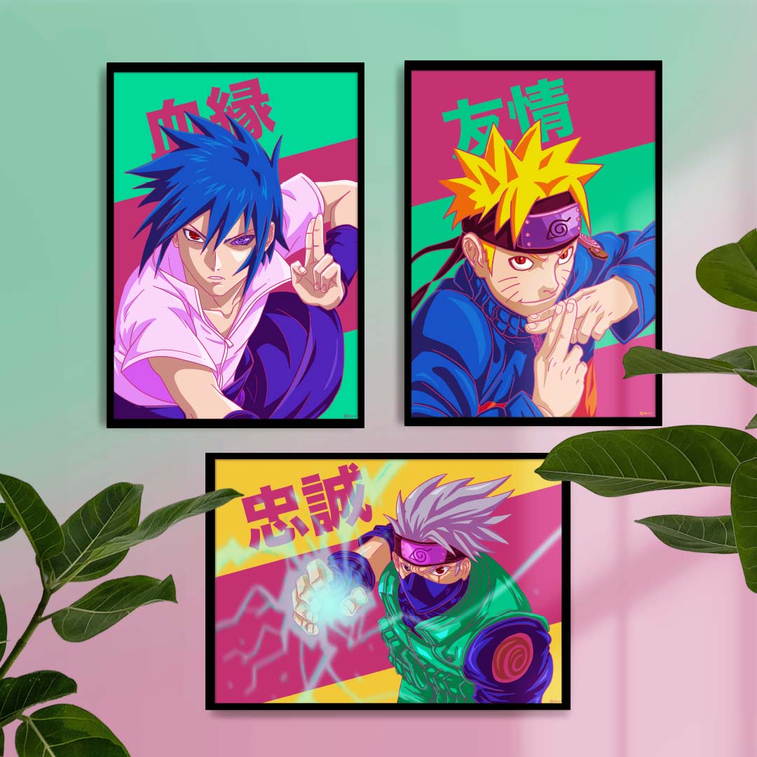 Sasuke Uchiha - Blood Ties Art Print