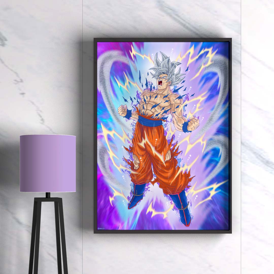 Dragon Ball Super: Ultra Instinct Goku - Power Unleashed Art Print