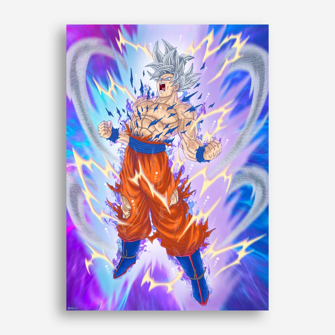 Dragon Ball Super: Ultra Instinct Goku - Power Unleashed Art Print