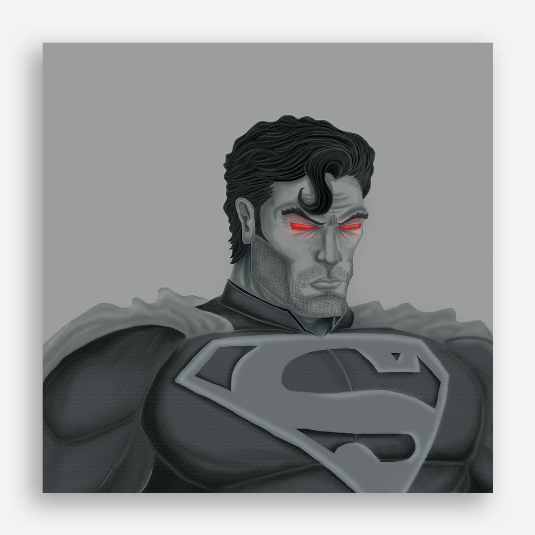 Monochrome series: Superman Art Print