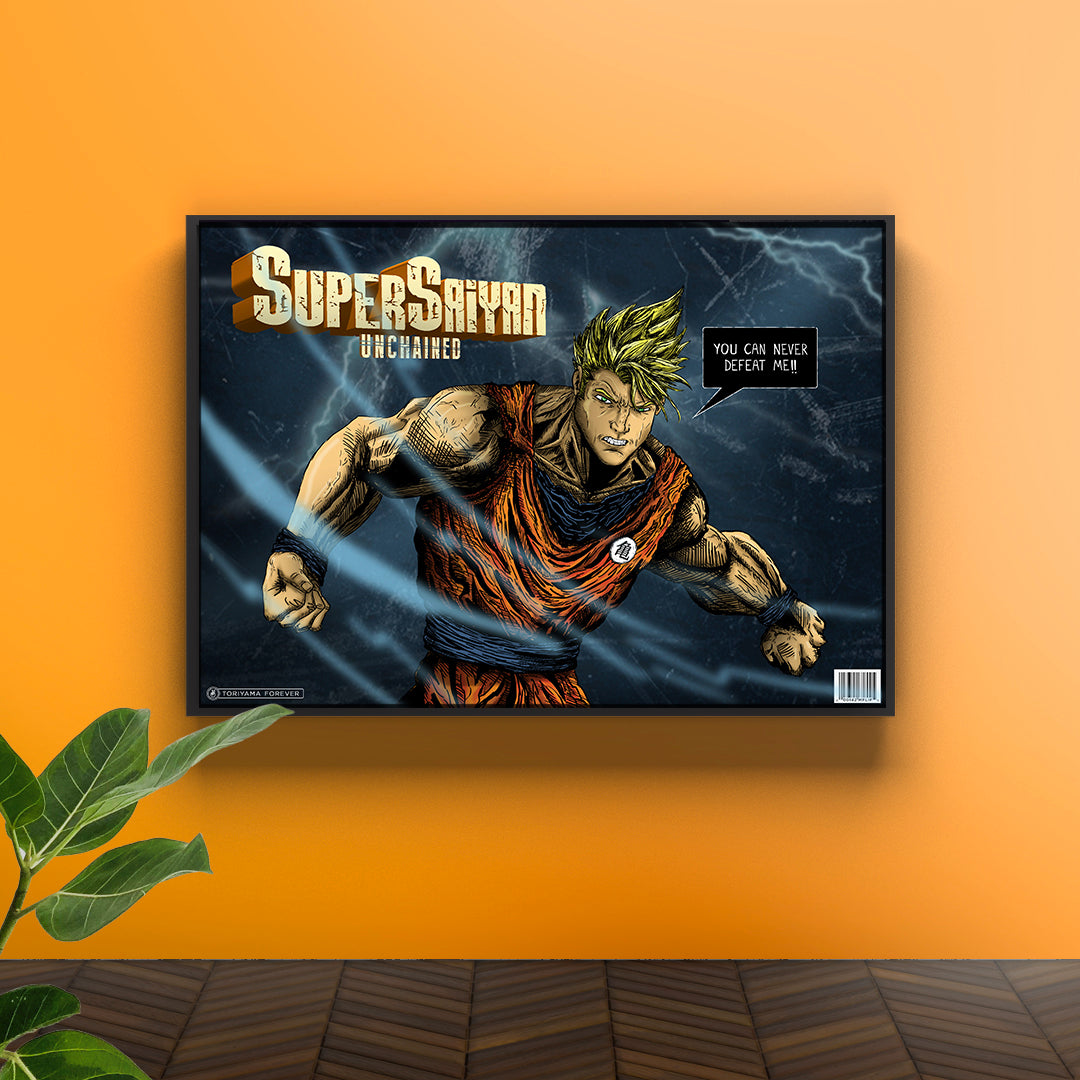 DC & DBZ: Super Saiyan Unchained Art Print
