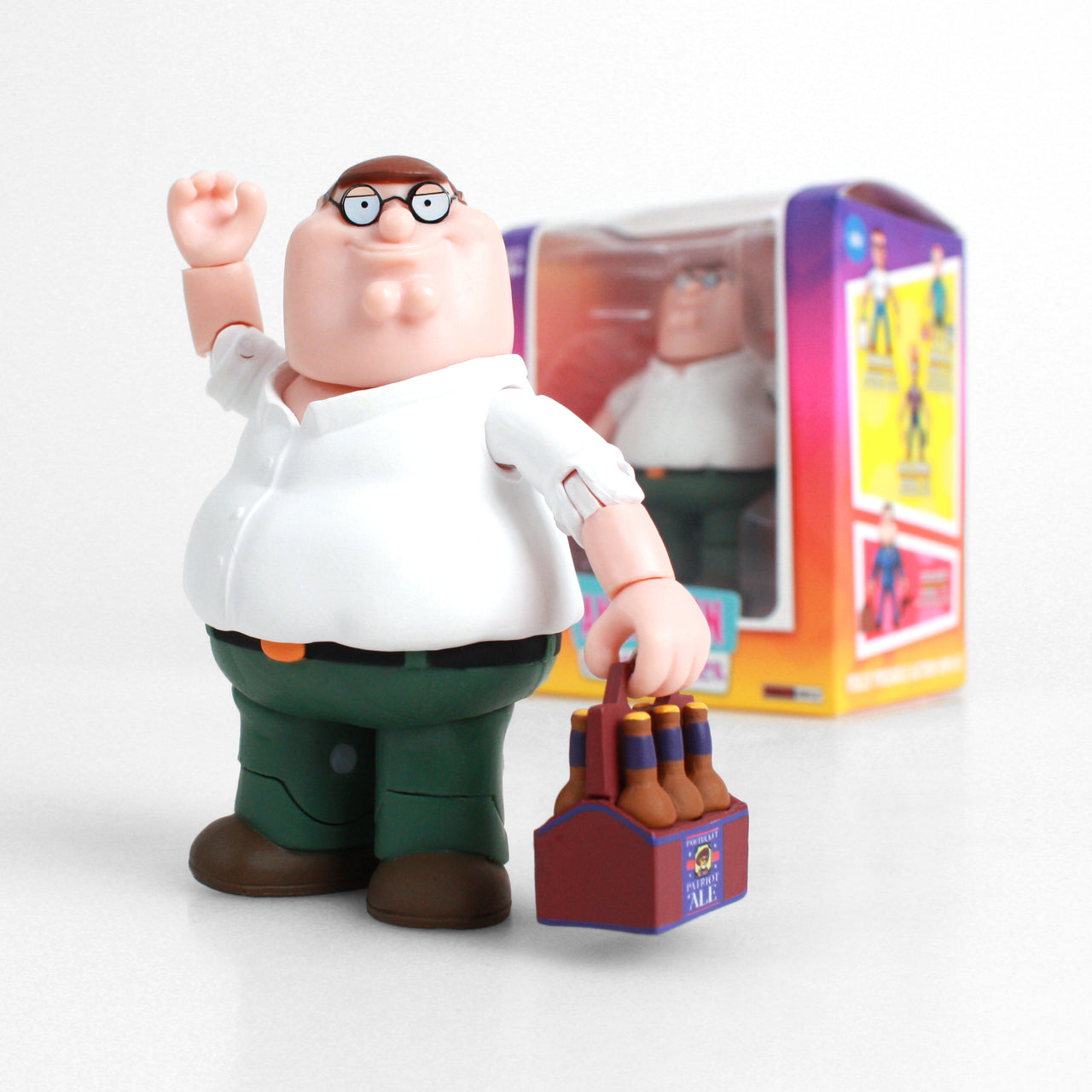 The Loyal Subjects - Family Guy Peter Griffin with 6 Pack of Ale