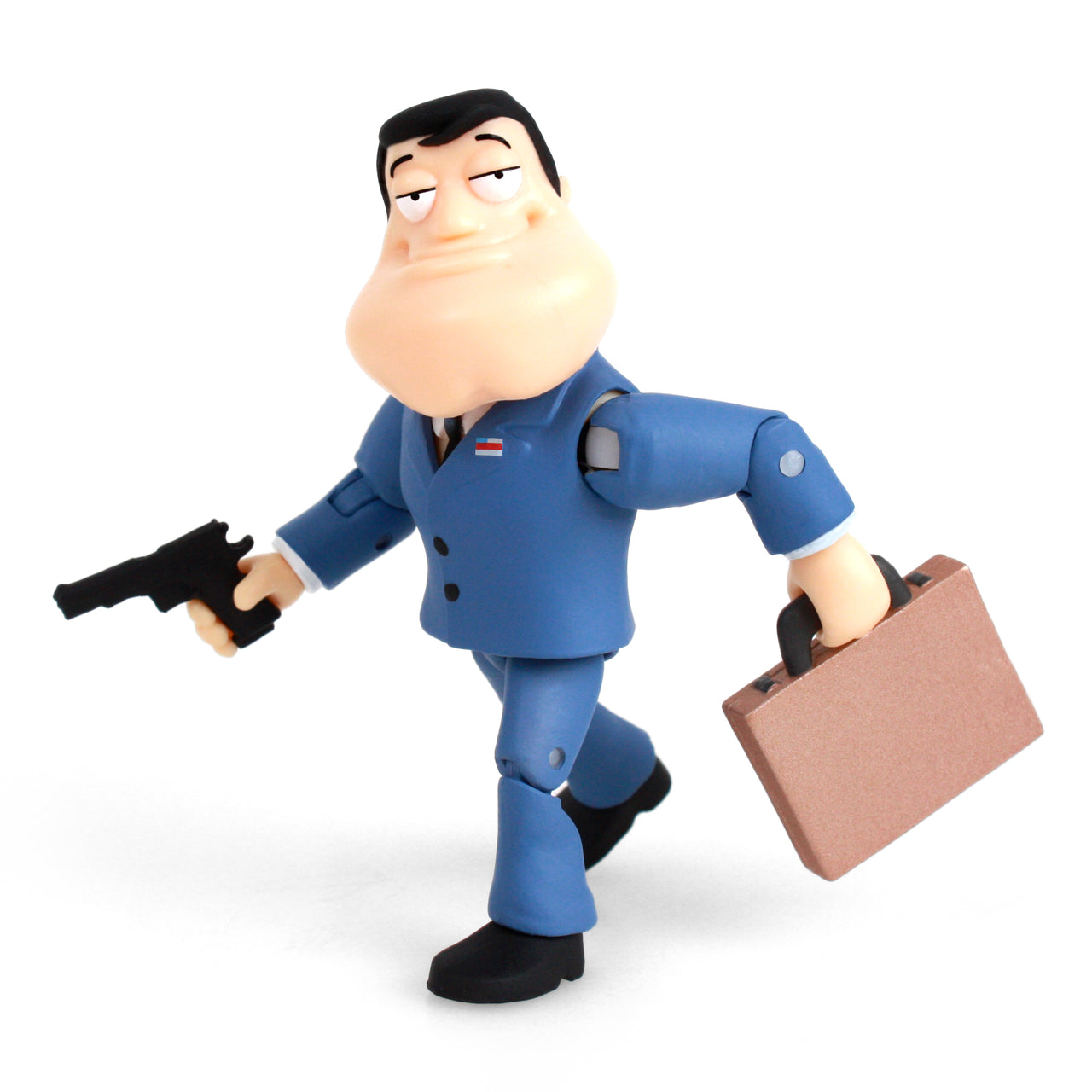 The Loyal Subjects - American Dad Stan Smith with Briefcase and Pistol