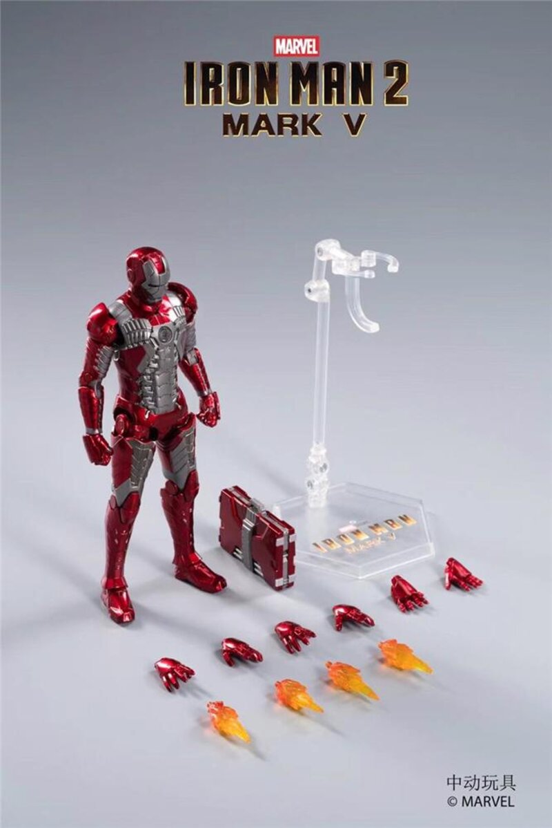 ZD Toys Iron Man Mark V Action Figure ( No Light Up Function )