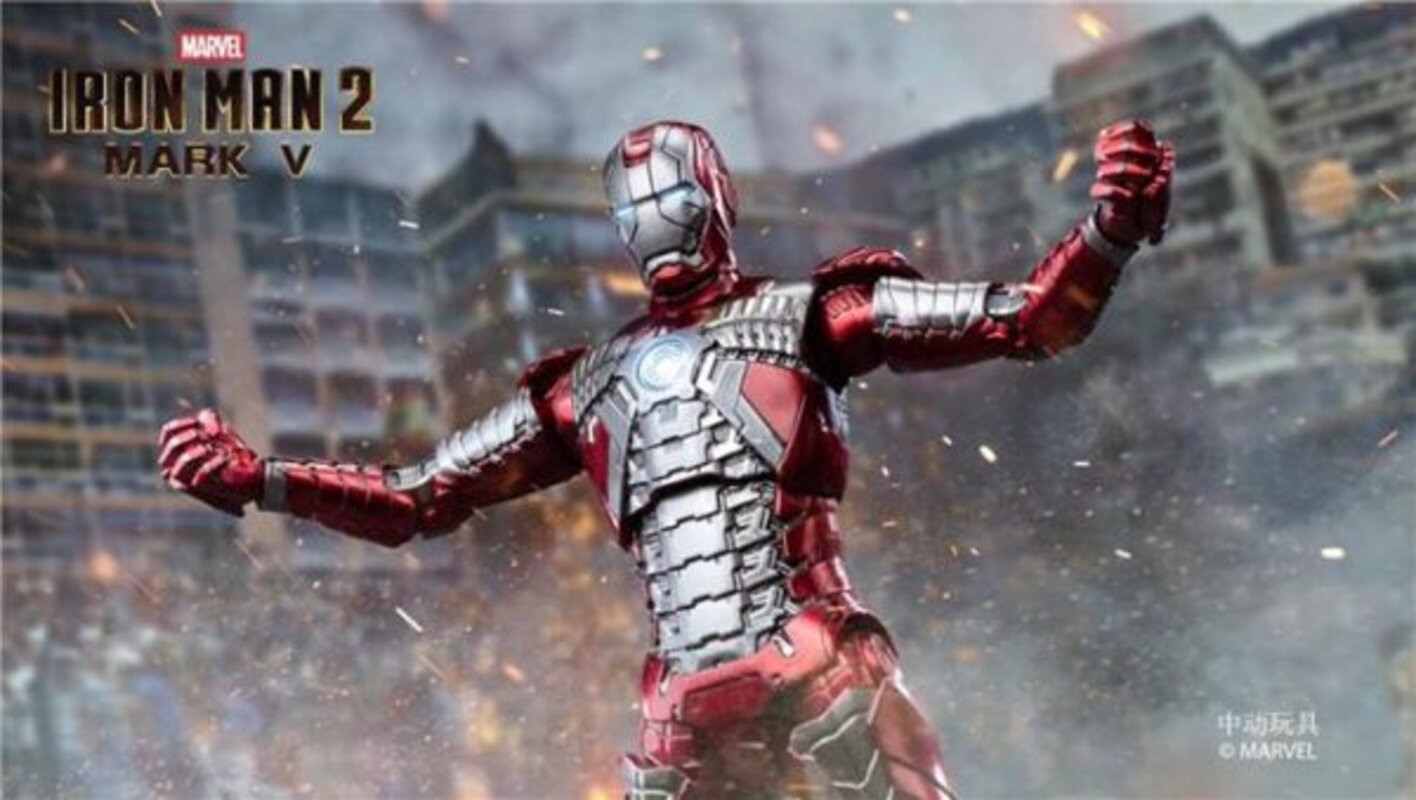 ZD Toys Iron Man Mark V Action Figure ( No Light Up Function )