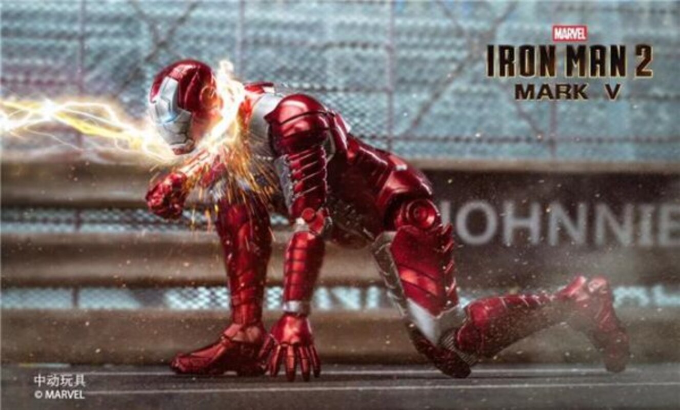 ZD Toys Iron Man Mark V Action Figure ( No Light Up Function )