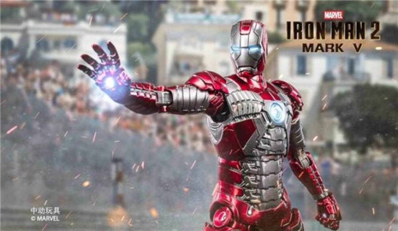 ZD Toys Iron Man Mark V Action Figure ( No Light Up Function )