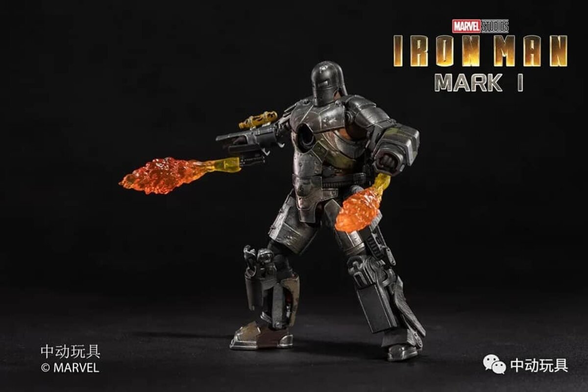 ZD Toys Iron Man Mark 1 (I) Action Figure ( No Light Up Function )