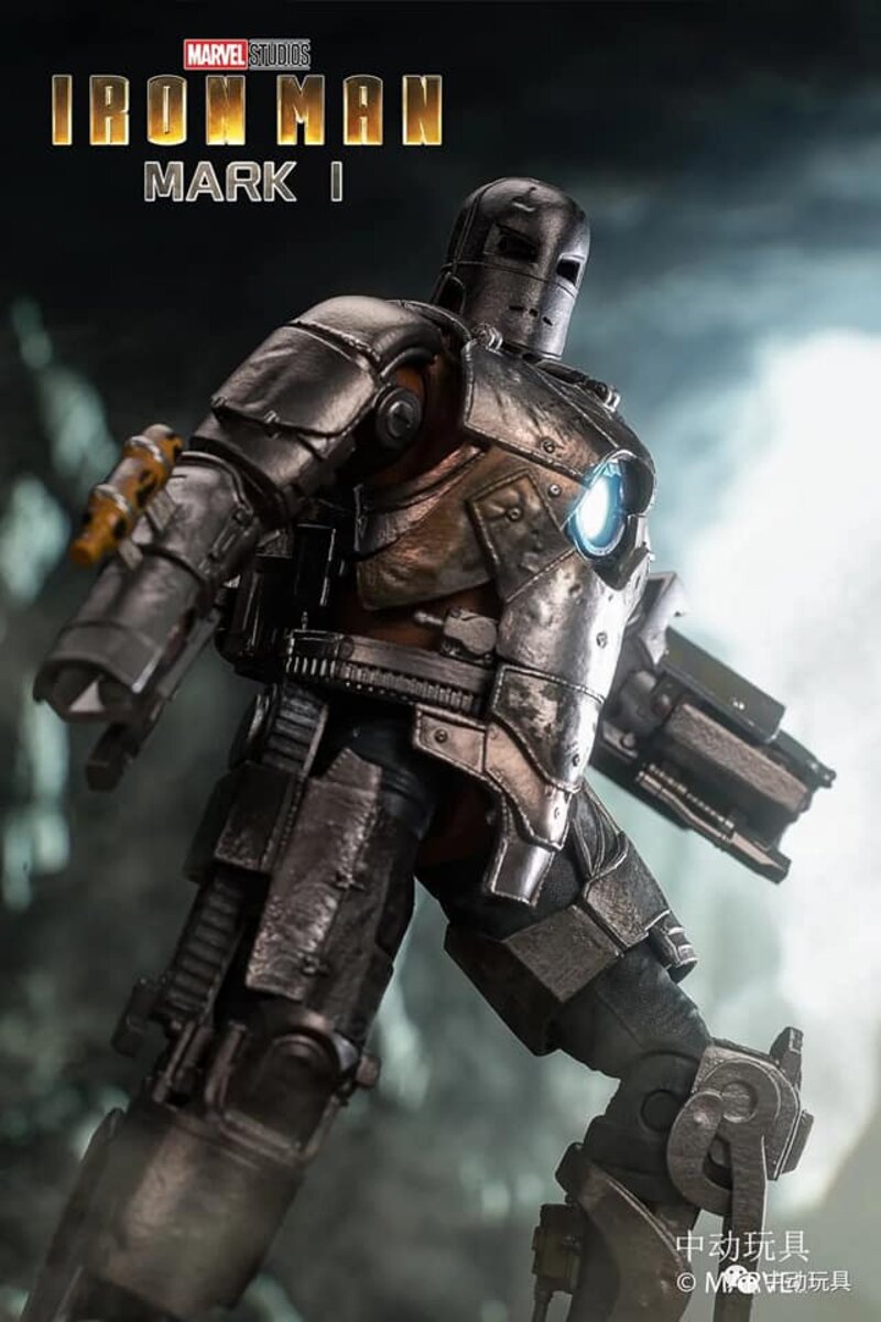 ZD Toys Iron Man Mark 1 (I) Action Figure ( No Light Up Function )