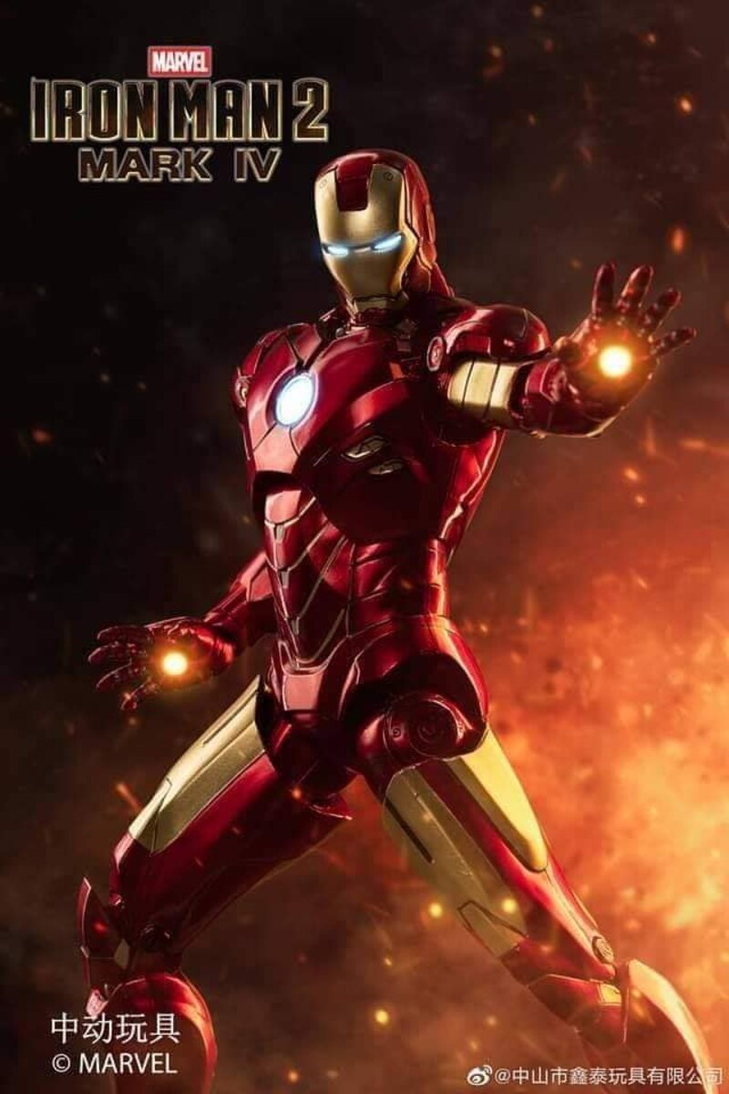ZD Toys Iron Man Mark IV Action Figure ( w Light Up Function )
